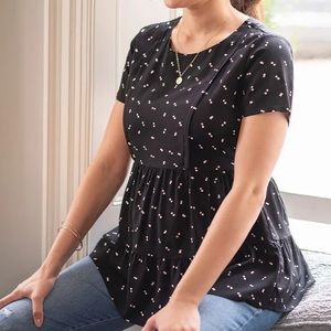 Seraphine Maternity Nursing Maternity Blouse size 6